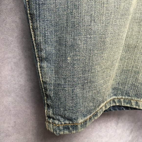 Levis 569 Mens Denim Shorts size 36 Relaxed Straight Fit Blue Jean 100% Cotton - Picture 11 of 11